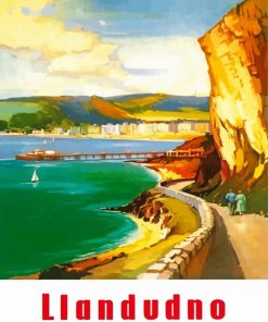 Llandudno Poster Paint By Numbers