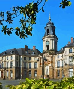 Mairie De Rennes Paint By Numbers