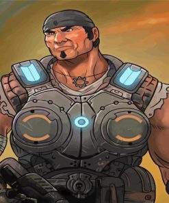 Marcus Fenix Paint By Number