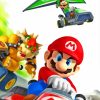 Mario Kart Video Game Paint By Number