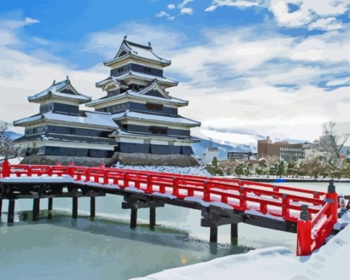 Matsumoto Castle Paint By Number