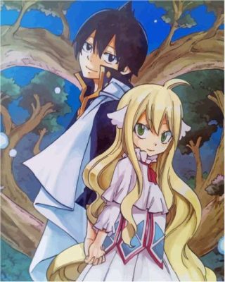 Mavis And Zeref Paint By Number