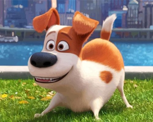 Max The Secret Life Of Pets Paint By Numbers