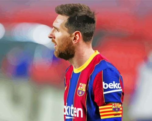 Messi Barcelona Paint By Number