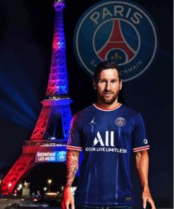 Messi PSG Club Paint By Number