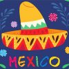 Mexican Sombrero Paint By Numbers