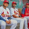 Molina And Pujols With Adam Paint By Numbers