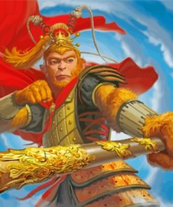 Monkey Sun Wukong Paint By Number