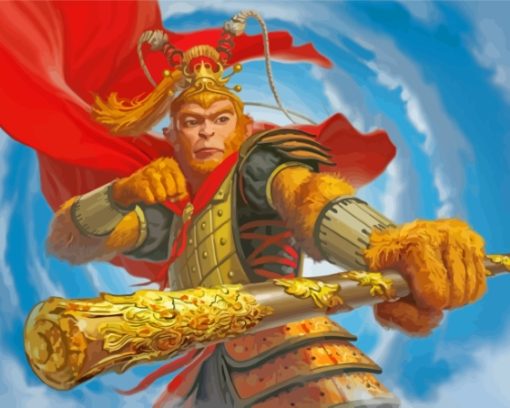 Monkey Sun Wukong Paint By Number