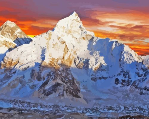 Mount Everest Paint By Number