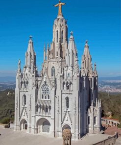 Mount Tibidabo Paint By Numbers