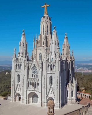 Mount Tibidabo Paint By Numbers