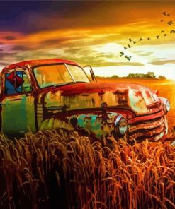 Old Chevrolet Truck Paint By Numbers