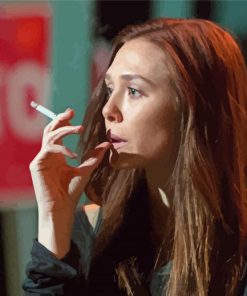 Oldboy Elizabeth Olsen Smoking Paint By Number