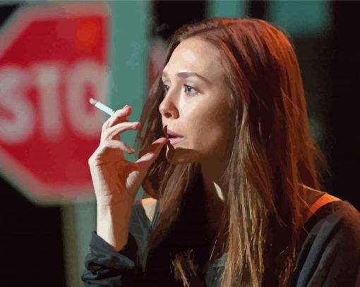 Oldboy Elizabeth Olsen Smoking Paint By Number