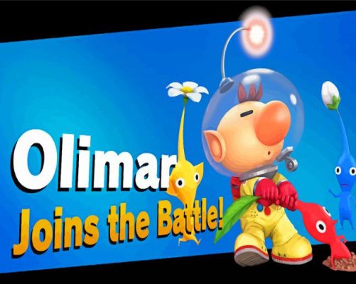 Captain Olimar Poster Paint By Number