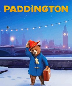 Paddington Bear Poster Paint By Number