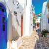 Paros Houses In Greece Paint By Number