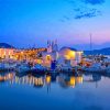 Paros Greece At Night Paint By Number