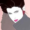 Patrick Nagel Woman Paint By Numbers