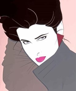 Patrick Nagel Woman Paint By Numbers