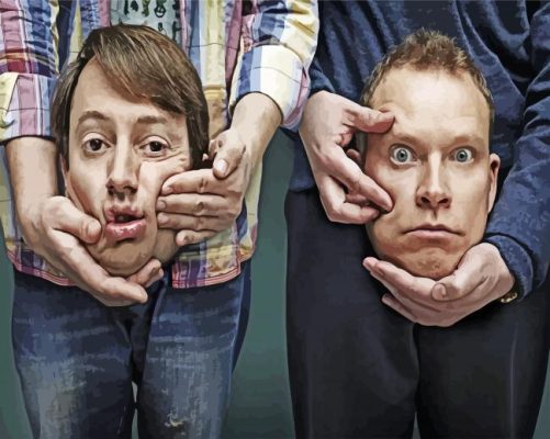 Peep Show Characters Paint By Numbers