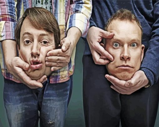 Peep Show Characters Paint By Numbers