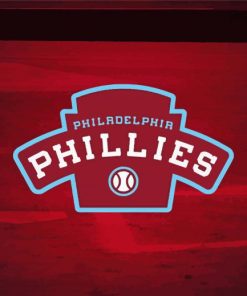 Phillies Logo Philadelphia Paint By Number