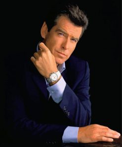 The Actor Pierce Brosnan Paint By Number