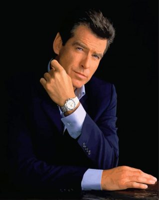 The Actor Pierce Brosnan Paint By Number