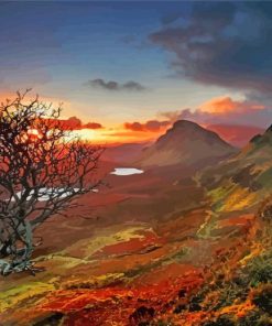 Quiraing Isle Of Skye At Sunset Paint By Numbers