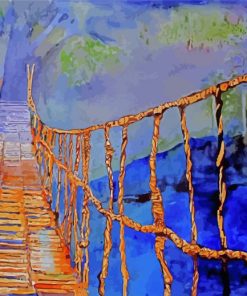 Rope Bridge Art Paint By Number