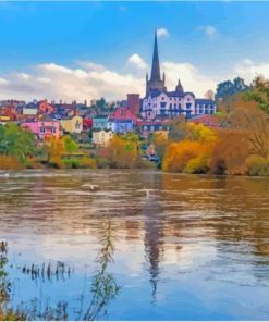 Ross On Wye England Paint By Number