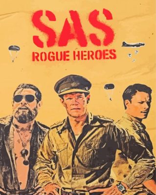 SAS Rogue Heroes Poster Art Paint By Numbers