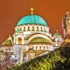 Saint Sava Temple Paint By Number