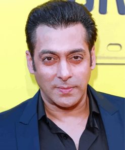 The Indian Actor Salman Khan Paint By Number