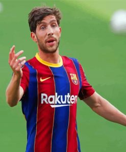 Sergi Roberto Football Player Paint By Numbers