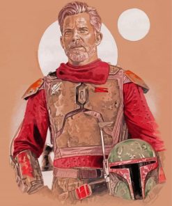 Sheriff Mandalorian Paint By Number