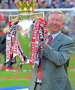 Sir Alex Ferguson Football Manager Paint By Numbers