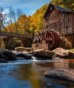 Snowshoe Village In West Virginia Paint By Number