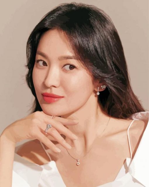 Song Hye Kyo Korean Actress Paint By Numbers