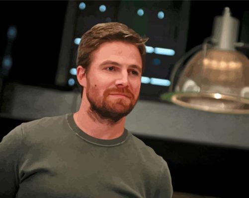 Stephen Amell Canadian Actor Paint By Numbers