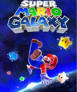 Super Mario Galaxy Poster Paint By Number