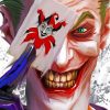 Supervillain Joker Card Paint By Number