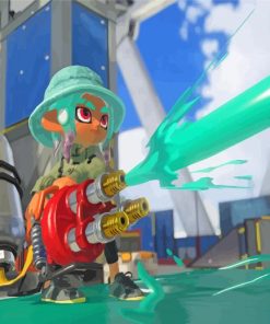 Switch Splatoon Video Game Paint By Numbers