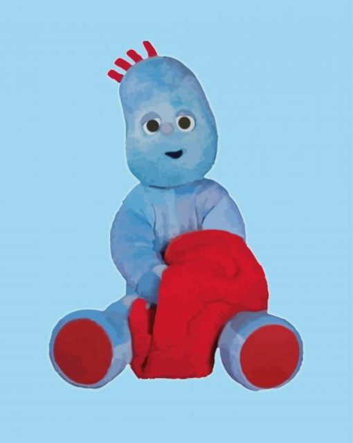 Teddy Igglepiggle In The Night Garden Paint By Number