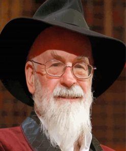 Terry Pratchett Author Paint By Numbers