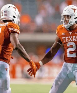 Texas Longhorns Football Players Paint By Number