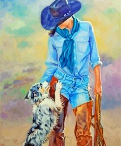 The Cowboy And Dog Paint By Number