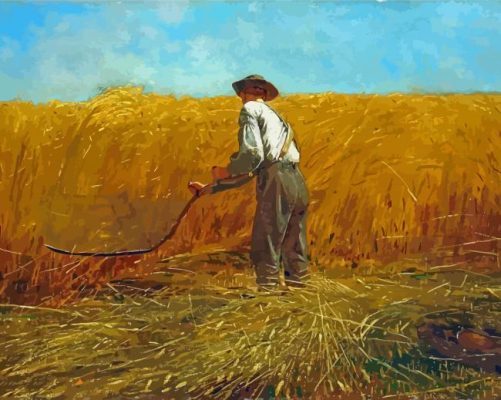 The Veteran In A New Field By Winslow Homer Paint By Number